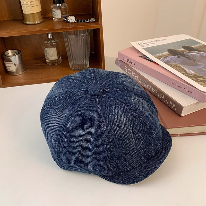 Mũ nồi beret vải bò jean dành cho nam & nữ HZ2506_thumbnail_3