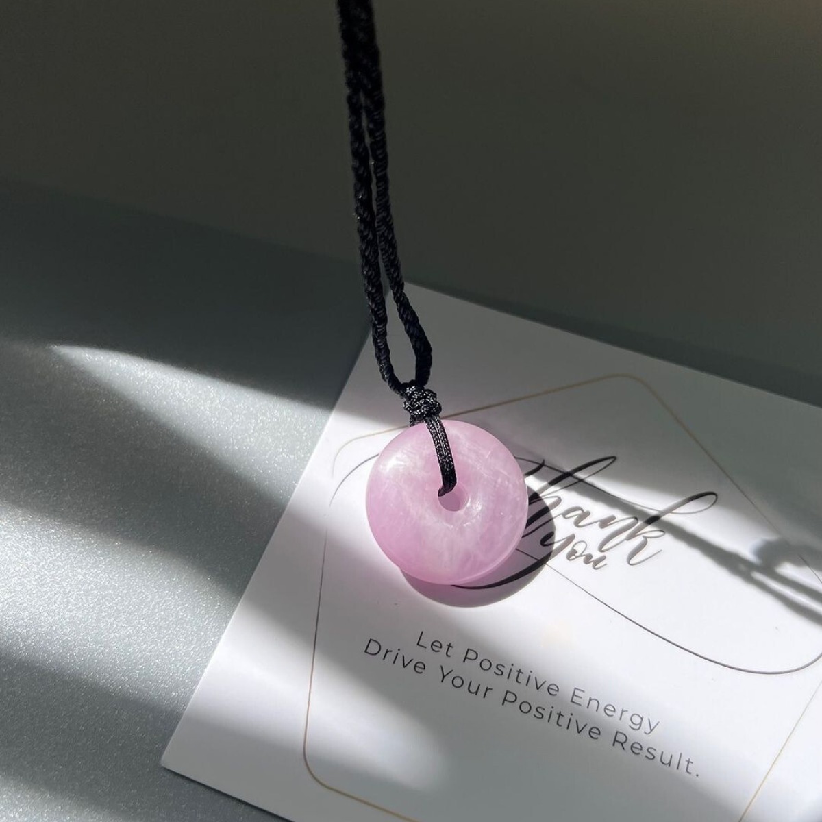 D251 - Dây chuyền đồng điếu đá tự nhiên mix dây dù