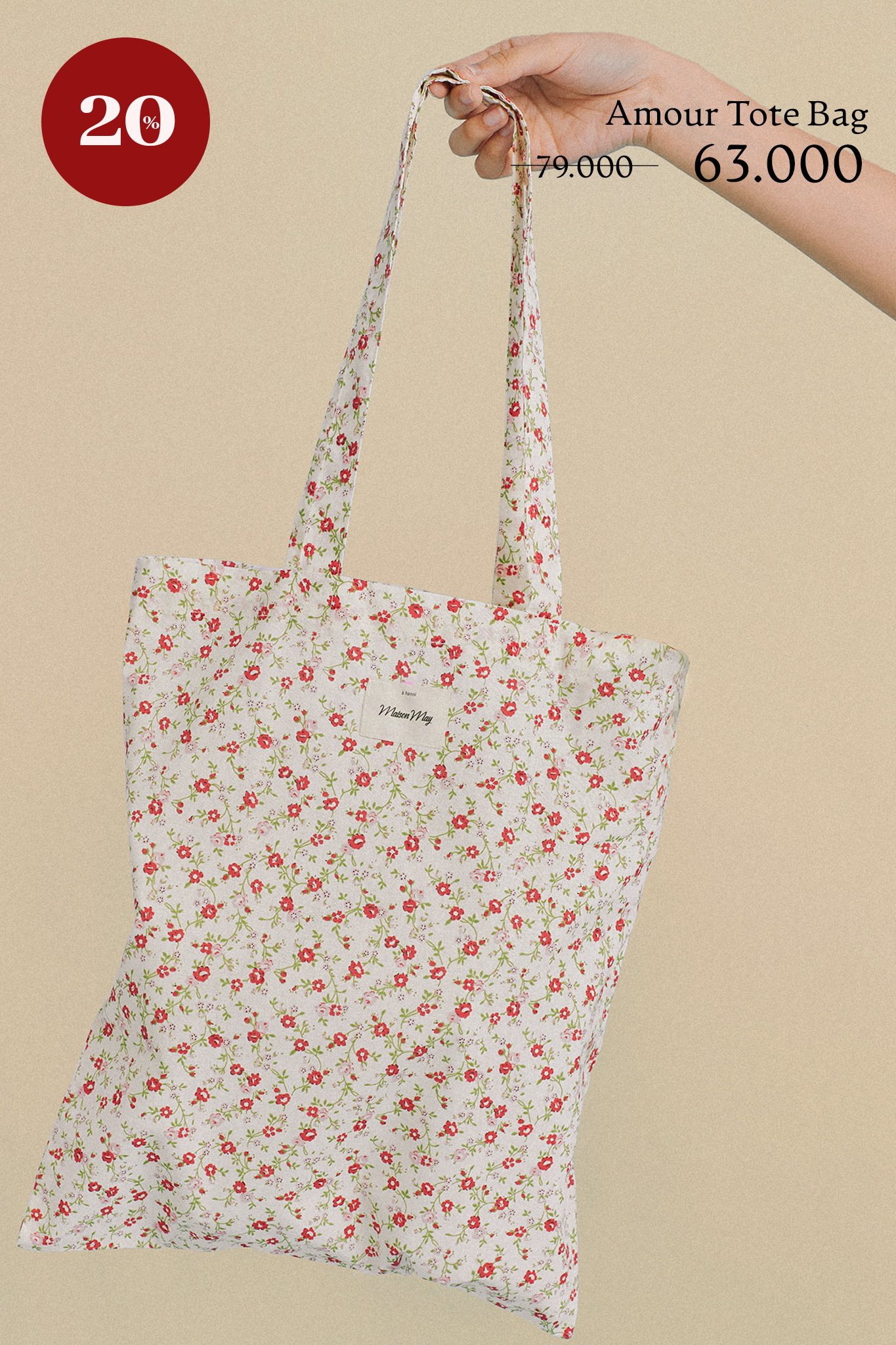 Amour Tote Bag Red_0