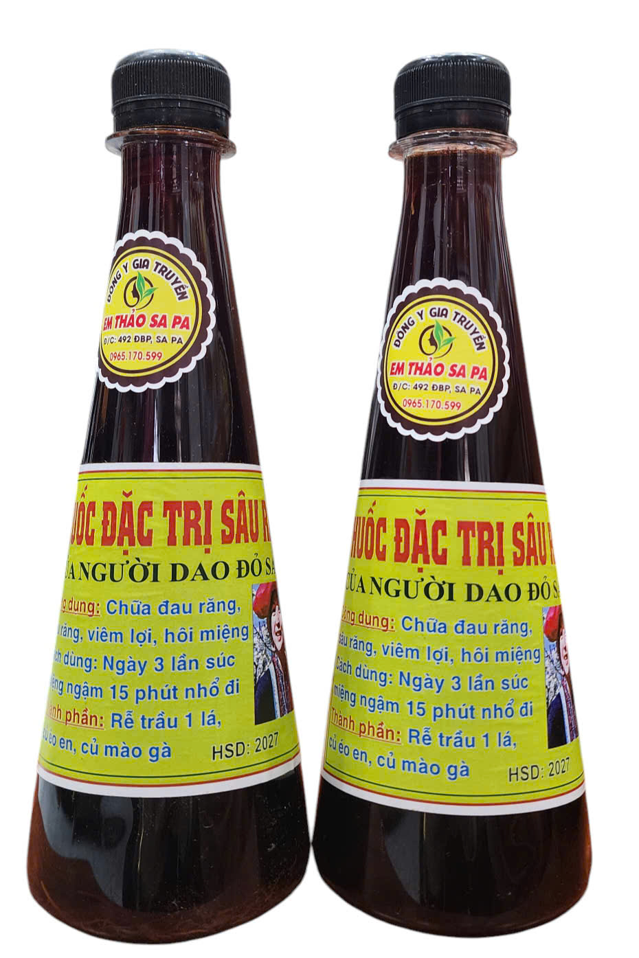 Thuôc Ngâm Thảo Dược (Đặc Tri Sâu Răng của người Dao Đỏ)