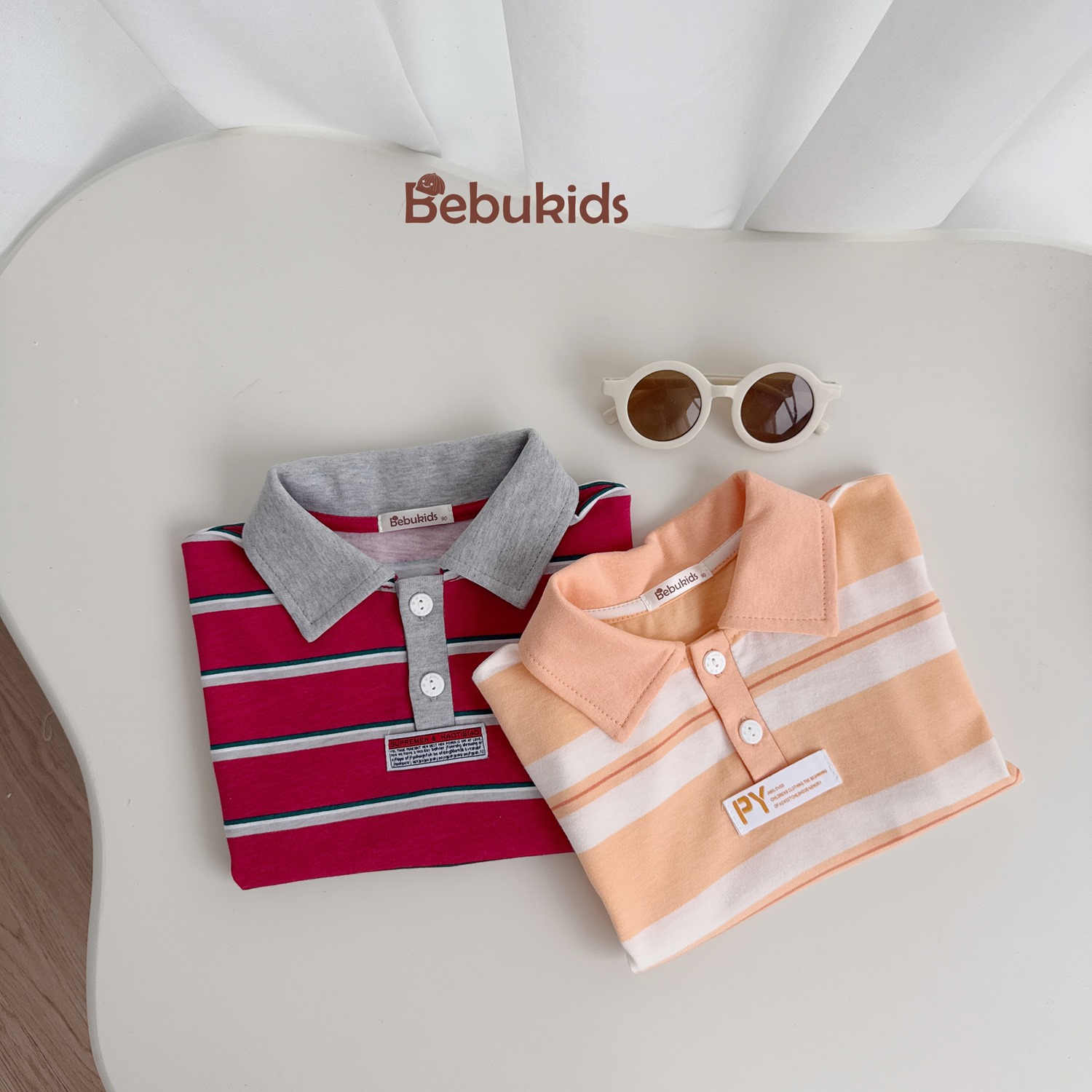 SB2259- bộ polo kẻ ngang