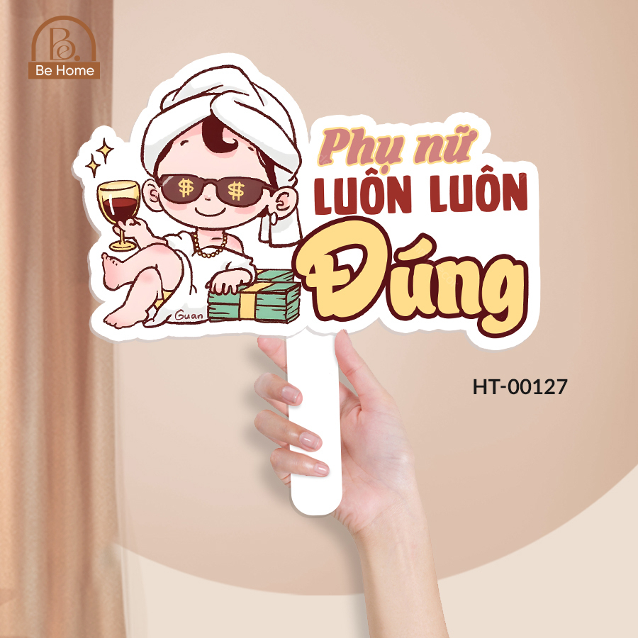 Hashtag Chụp Ảnh Ngày Phụ Nữ Việt Nam, Hashtag 20/10, Hashtag 8/3, Có Sẵn Tay Cầm Chụp Ảnh- BeHone Decor