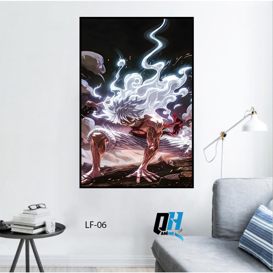 Tranh Dán Tường One Piece Lufy,Dán Tường Fomex 5mm, Decor Phòng Ngủ ,Phòng Game, Phòng Trẻ Em,Livestream, QH Anime Decor