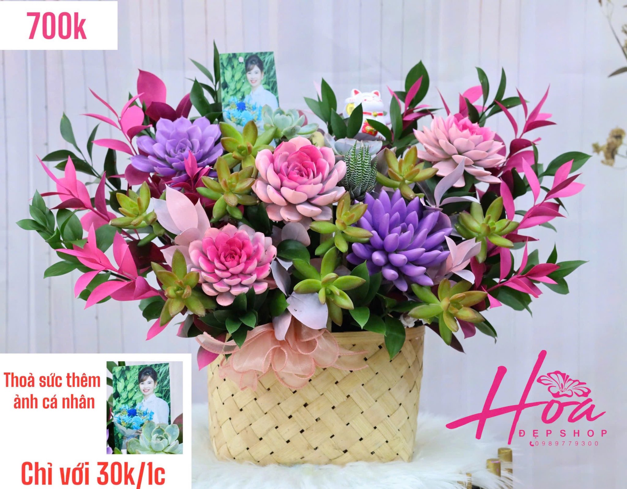 Nan chéo trắng sen đá