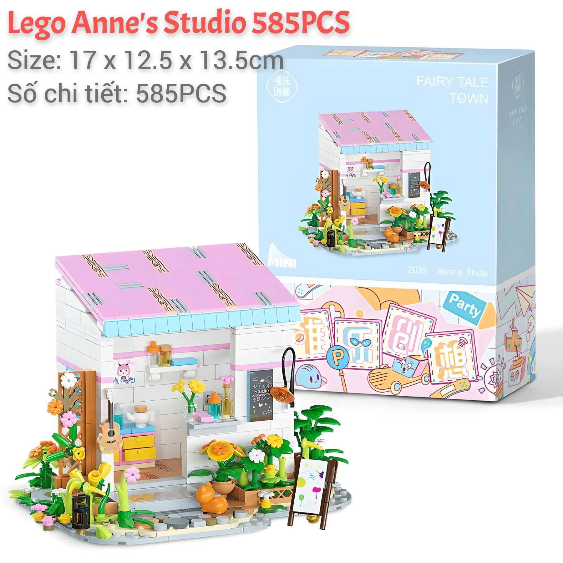 Trọn bộ LEGO Xếp hình Nhà cửa dành cho bé gái (600 chi tiết)_thumbnail_4