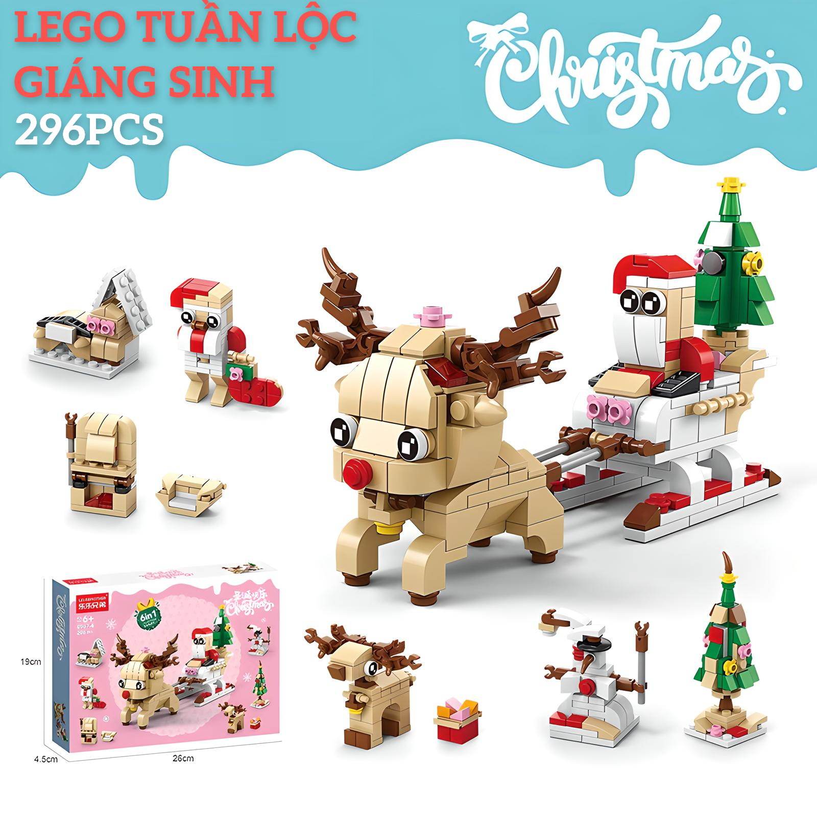 Trọn bộ 8 mô hình LEGO 𝐆𝐢𝐚́𝐧𝐠 𝐒𝐢𝐧𝐡 400 chi tiết_thumbnail_14