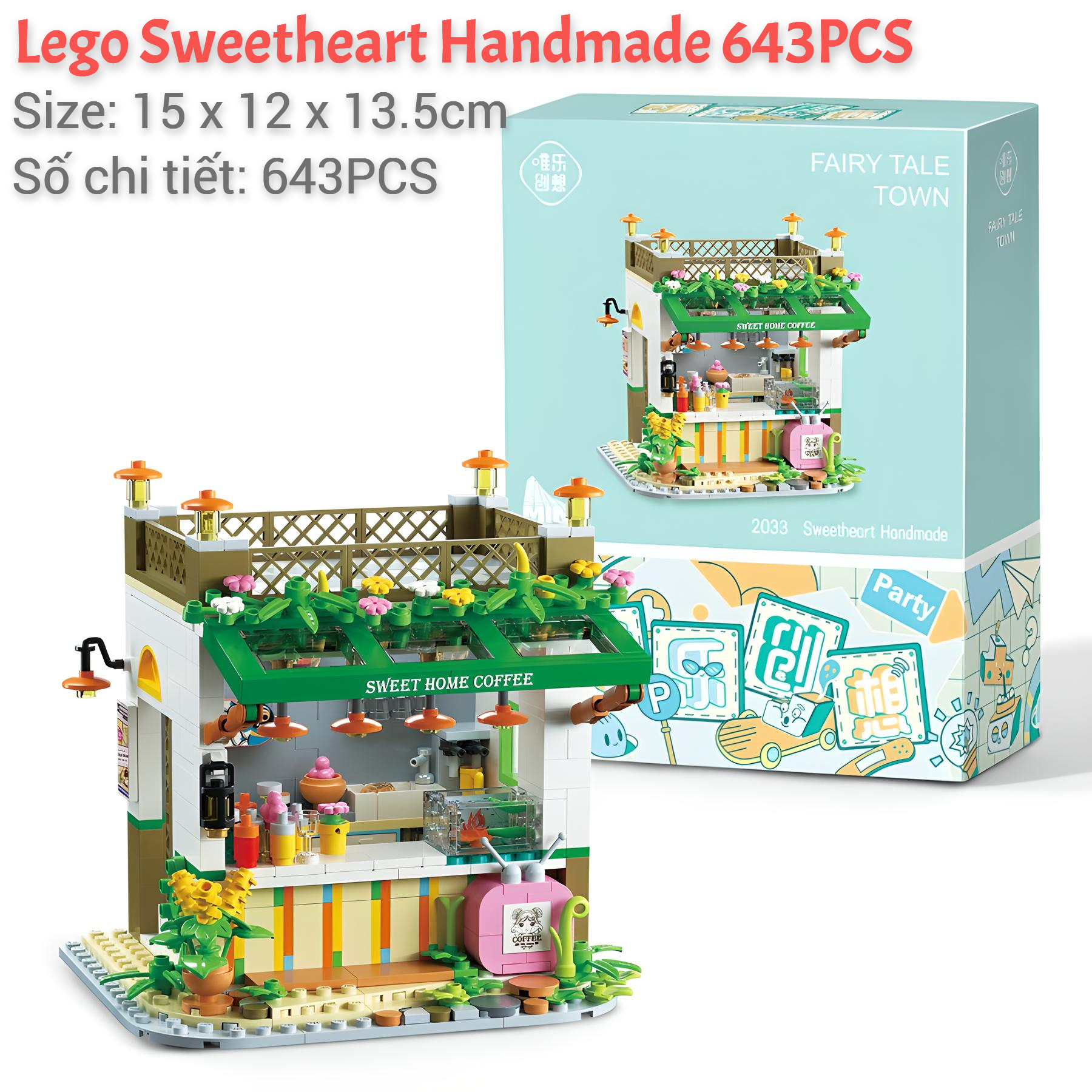 Trọn bộ LEGO Xếp hình Nhà cửa dành cho bé gái (600 chi tiết)_thumbnail_12