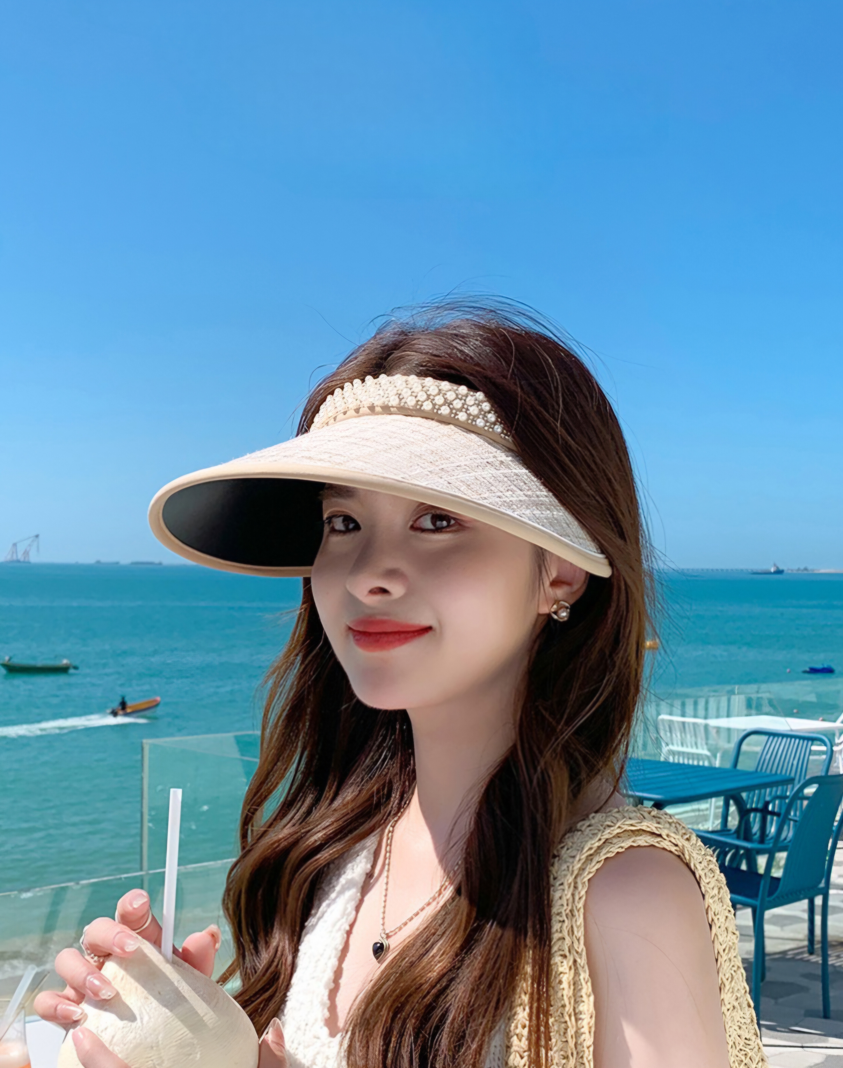 Mũ nửa đầu vành rộng dành cho nữ HZ2513_thumbnail_14