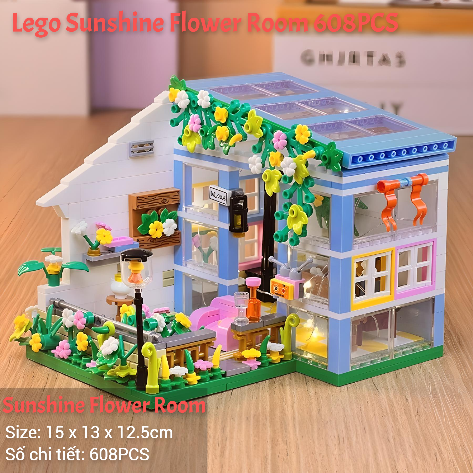 Trọn bộ LEGO Xếp hình Nhà cửa dành cho bé gái (600 chi tiết)_thumbnail_3