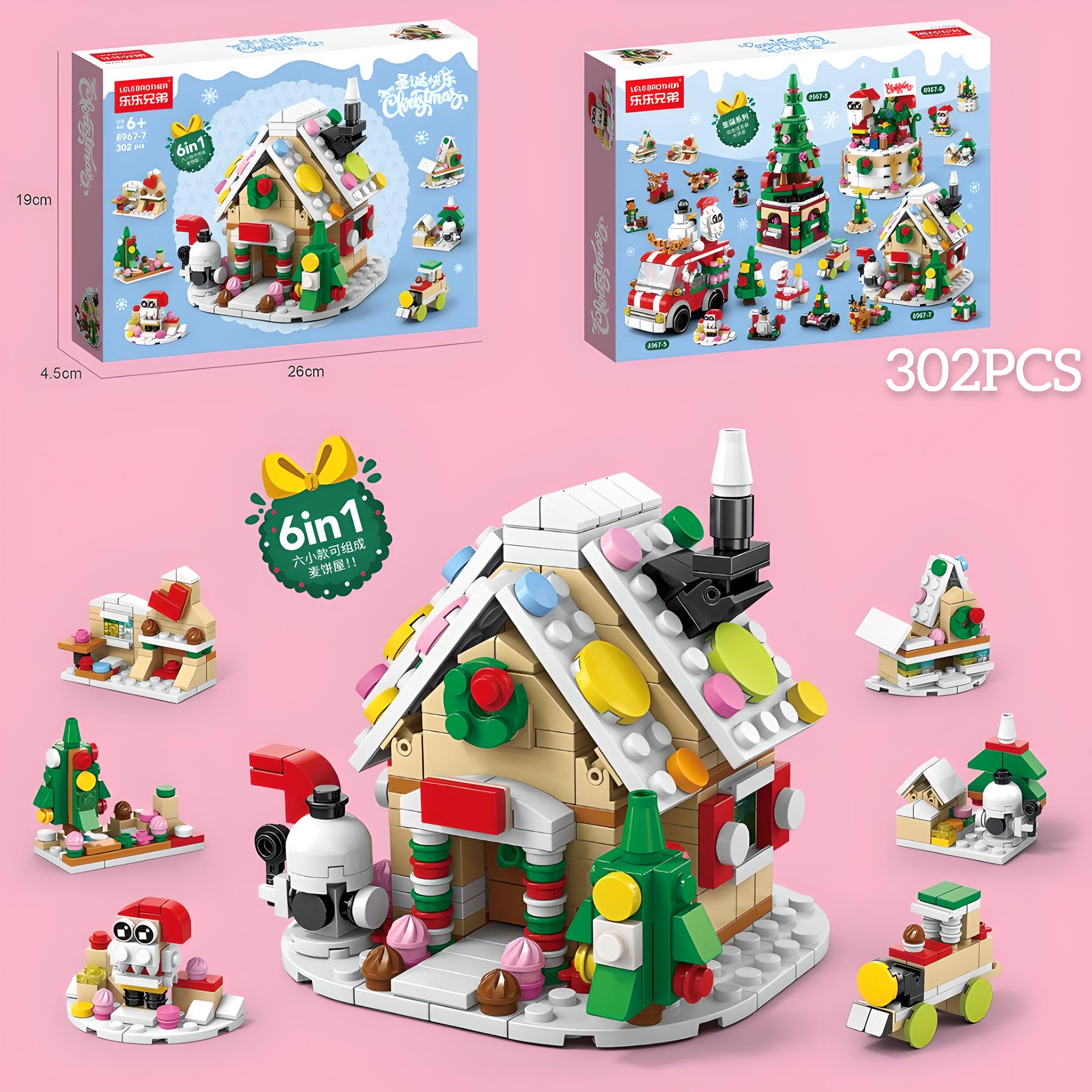 Trọn bộ 8 mô hình LEGO 𝐆𝐢𝐚́𝐧𝐠 𝐒𝐢𝐧𝐡 400 chi tiết_thumbnail_6
