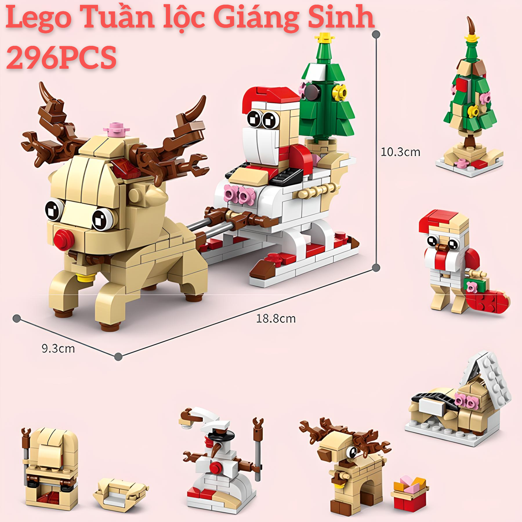 Trọn bộ 8 mô hình LEGO 𝐆𝐢𝐚́𝐧𝐠 𝐒𝐢𝐧𝐡 400 chi tiết_thumbnail_13
