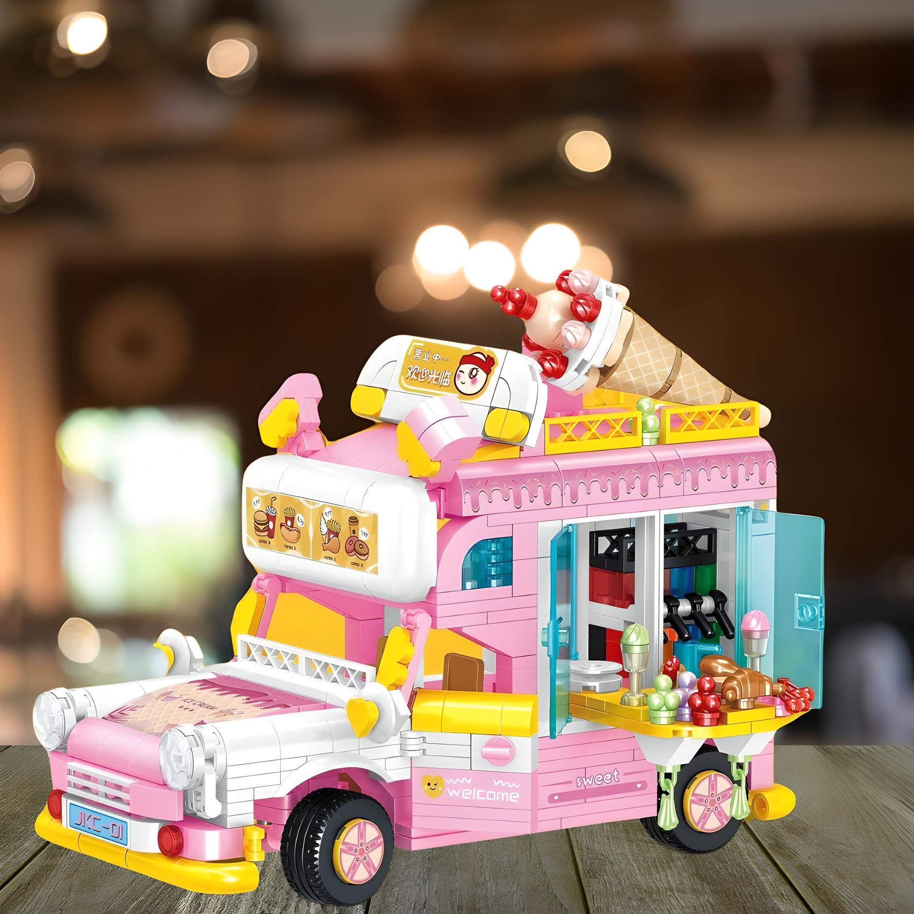 LEGO Xếp hình Xe bán Kem dành cho bé gái (600 chi tiết)