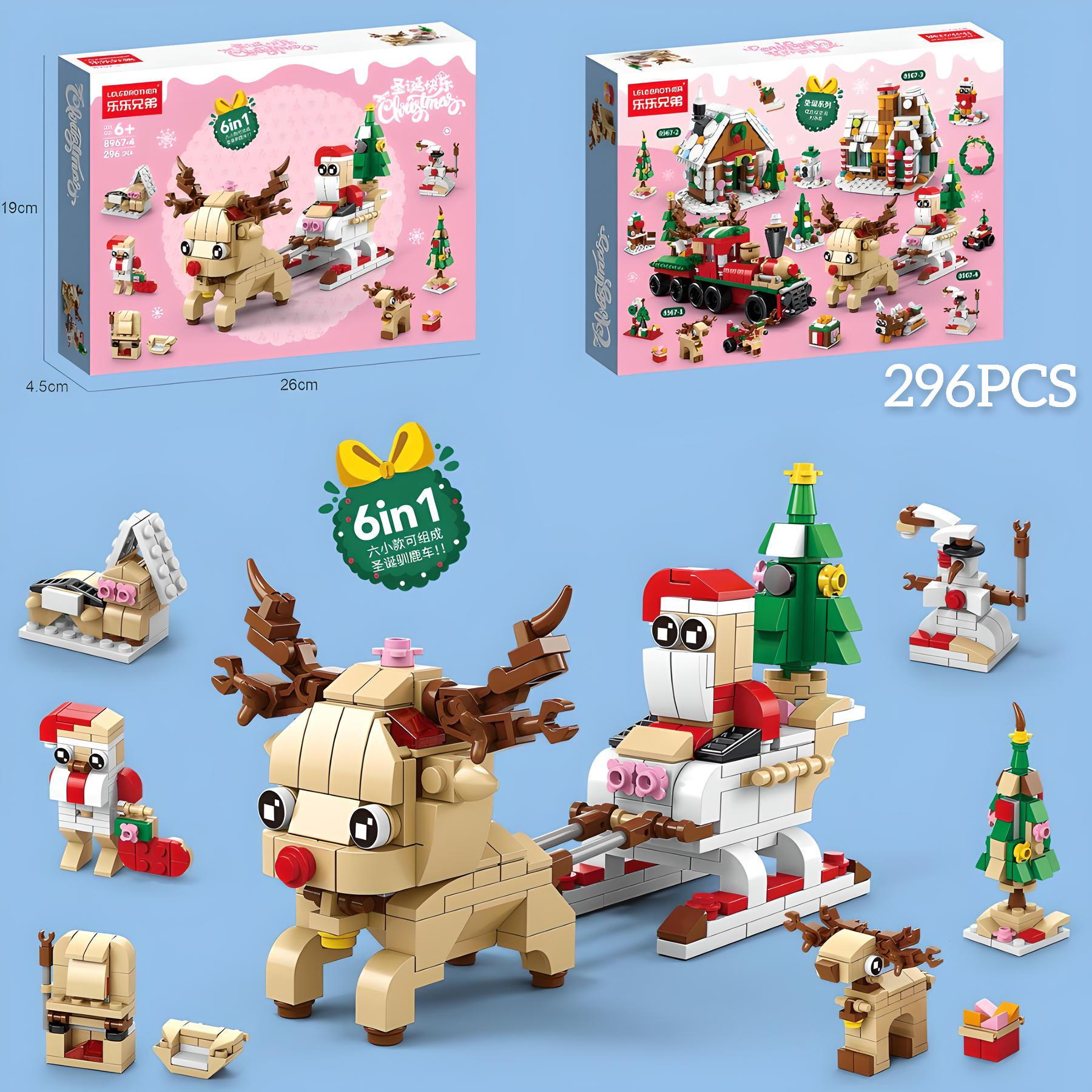 Trọn bộ 8 mô hình LEGO 𝐆𝐢𝐚́𝐧𝐠 𝐒𝐢𝐧𝐡 400 chi tiết_thumbnail_15