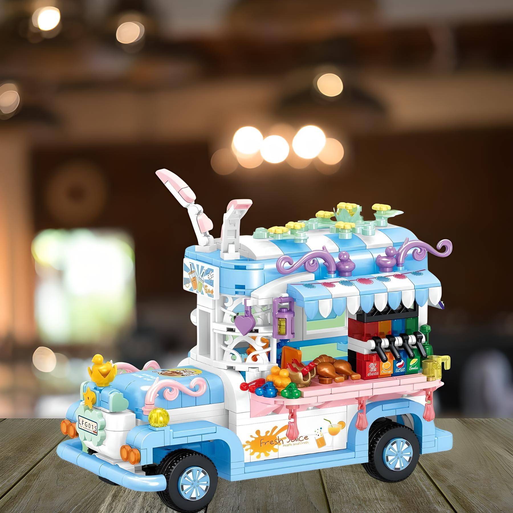 LEGO Xếp hình Xe bán Kem dành cho bé gái (600 chi tiết)_thumbnail_4