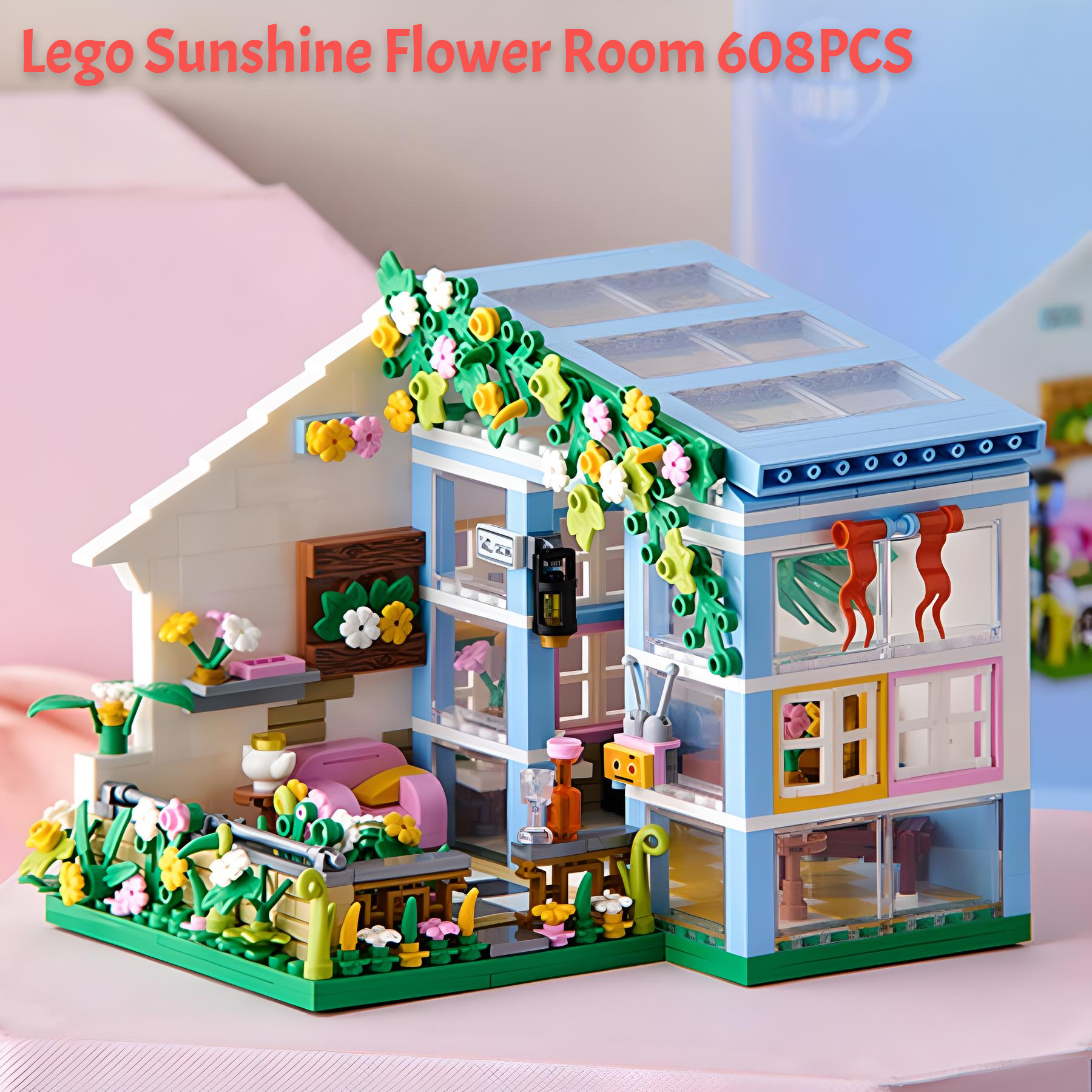 Trọn bộ LEGO Xếp hình Nhà cửa dành cho bé gái (600 chi tiết)_thumbnail_2