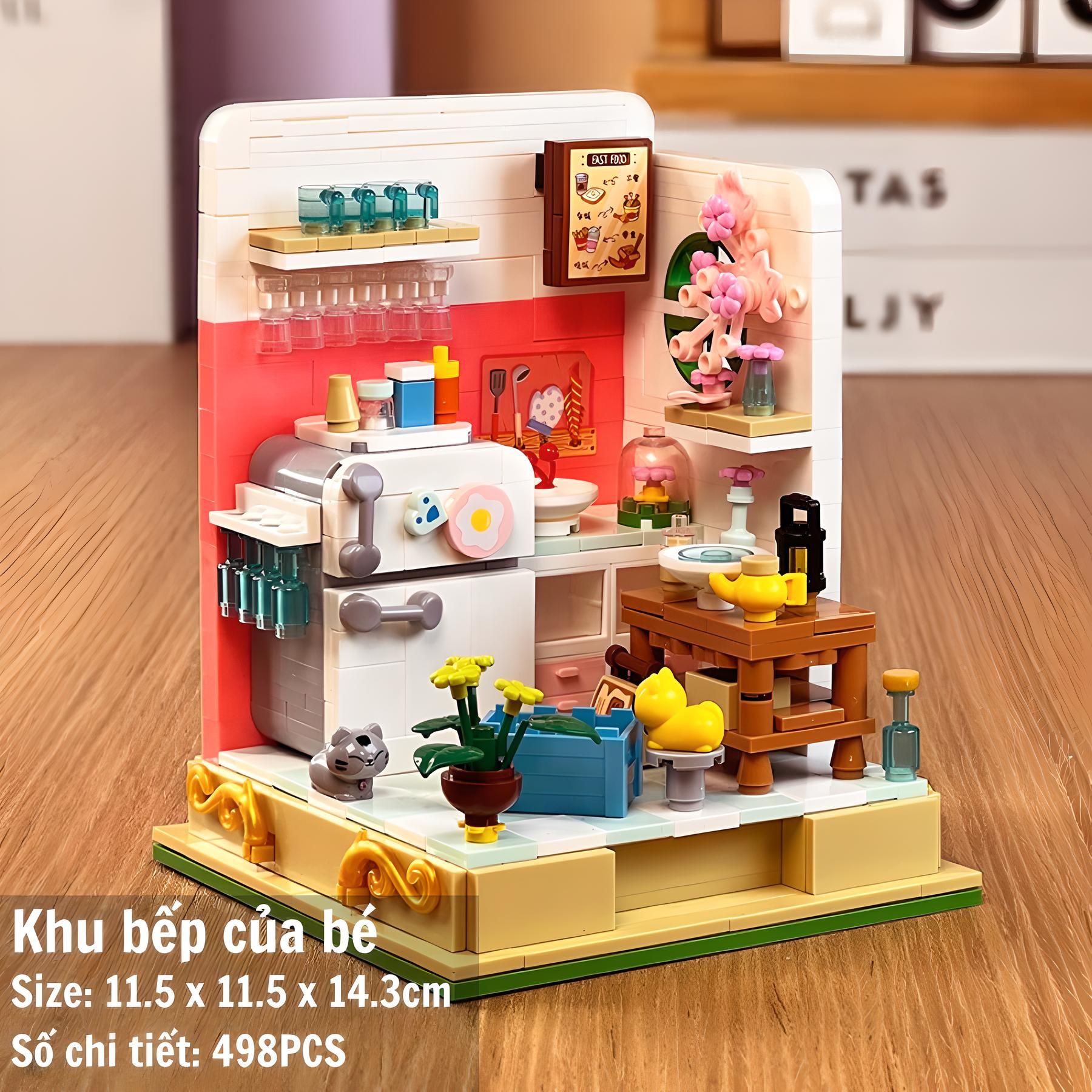 Trọn bộ LEGO Xếp hình Nhà cửa dành cho bé gái (600 chi tiết)_thumbnail_18