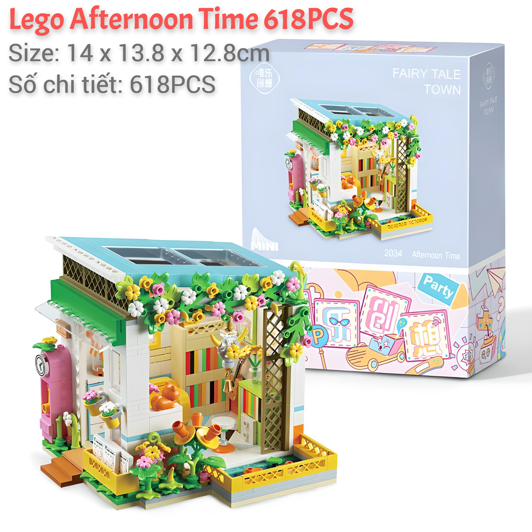 Trọn bộ LEGO Xếp hình Nhà cửa dành cho bé gái (600 chi tiết)_thumbnail_8