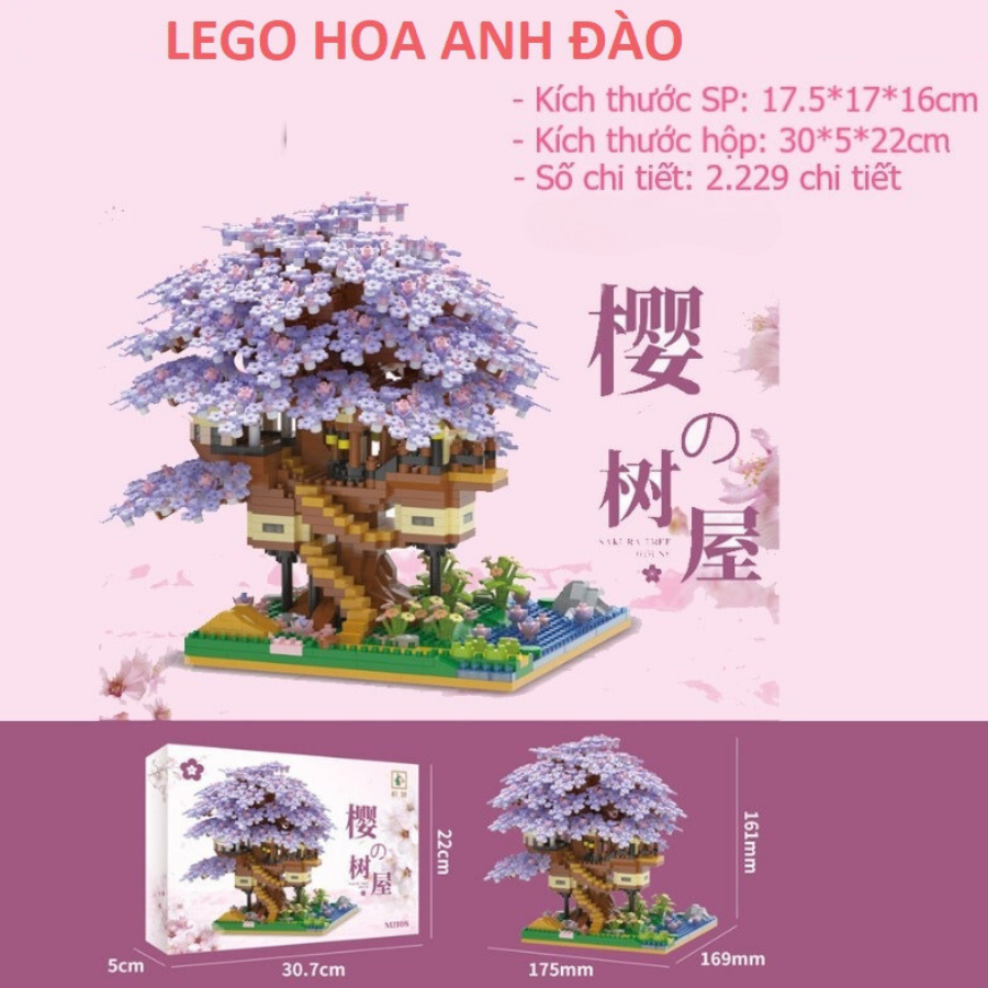 LEGO Mô hình lắp ghép 𝐇𝐨𝐚 𝐚𝐧𝐡 đ𝐚̀𝐨 hơn 1.000 chi tiết_thumbnail_1