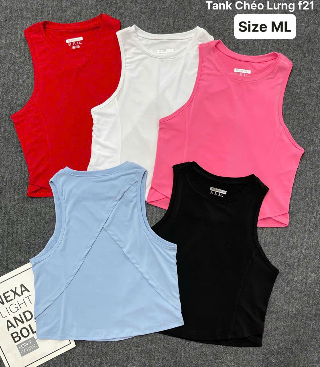 Áo Tanktop Thể Thao Nữ Ba Lỗ Lưng Chéo Form Rộng