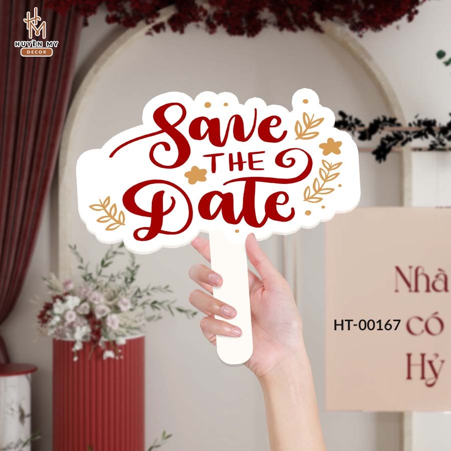 (BST MỚI) Hashtag Cưới Hỏi, Có Sẵn Tay Cầm Chụp Ảnh Đám Cưới, Đám Hỏi