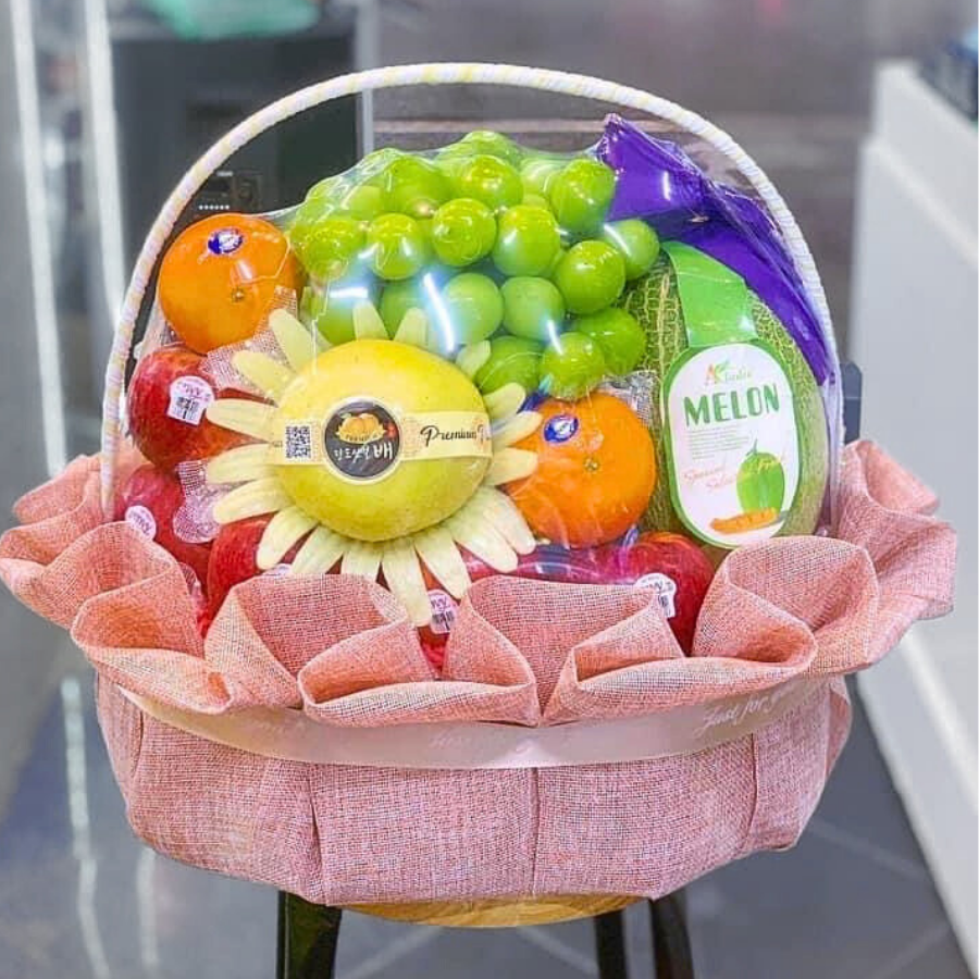 Giỏ trái cây tân gia cao cấp - G1301