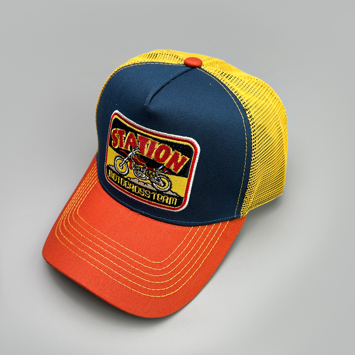 Mũ lưỡi trai trucker nửa lưới Motorcross Team #HZ2510