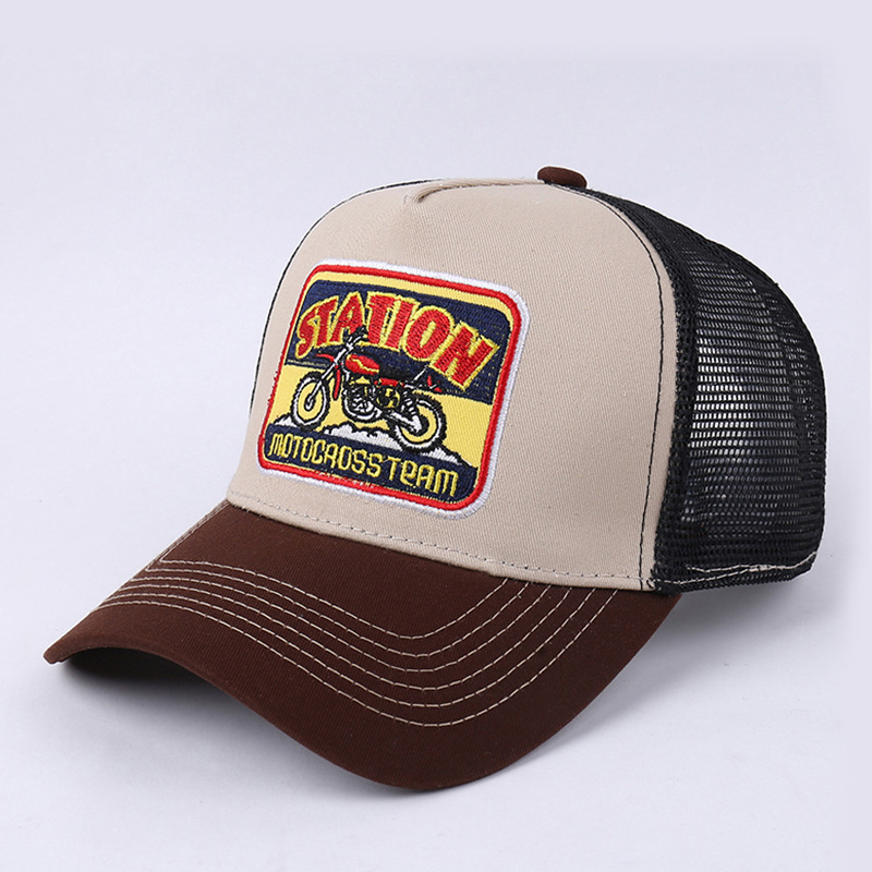 Mũ lưỡi trai trucker nửa lưới Motorcross Team #HZ2510_thumbnail_18