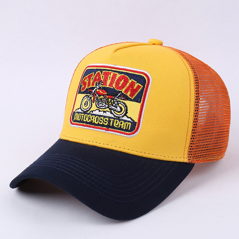 Mũ lưỡi trai trucker nửa lưới Motorcross Team #HZ2510_thumbnail_7