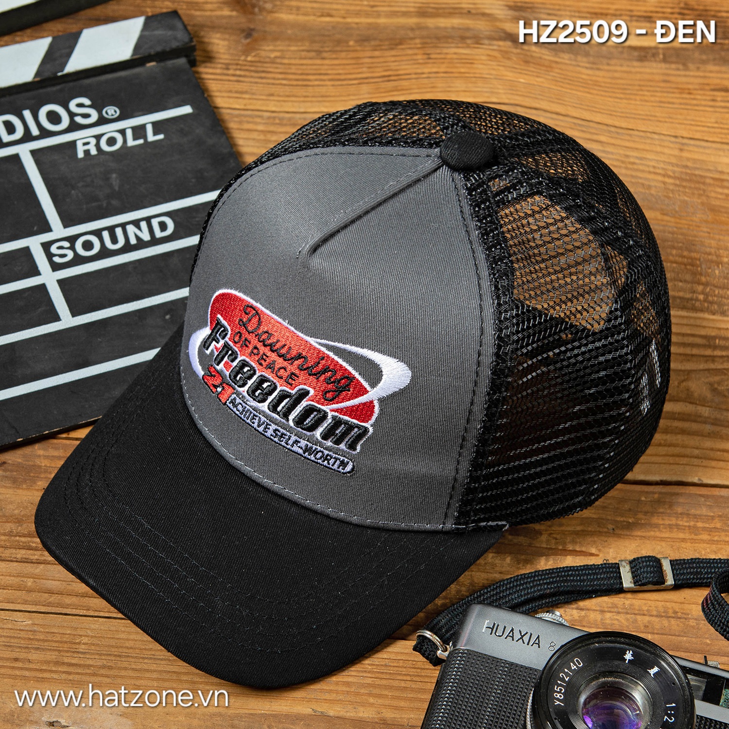Mũ lưỡi trai trucker nửa lưới FREEDOM #HZ2509