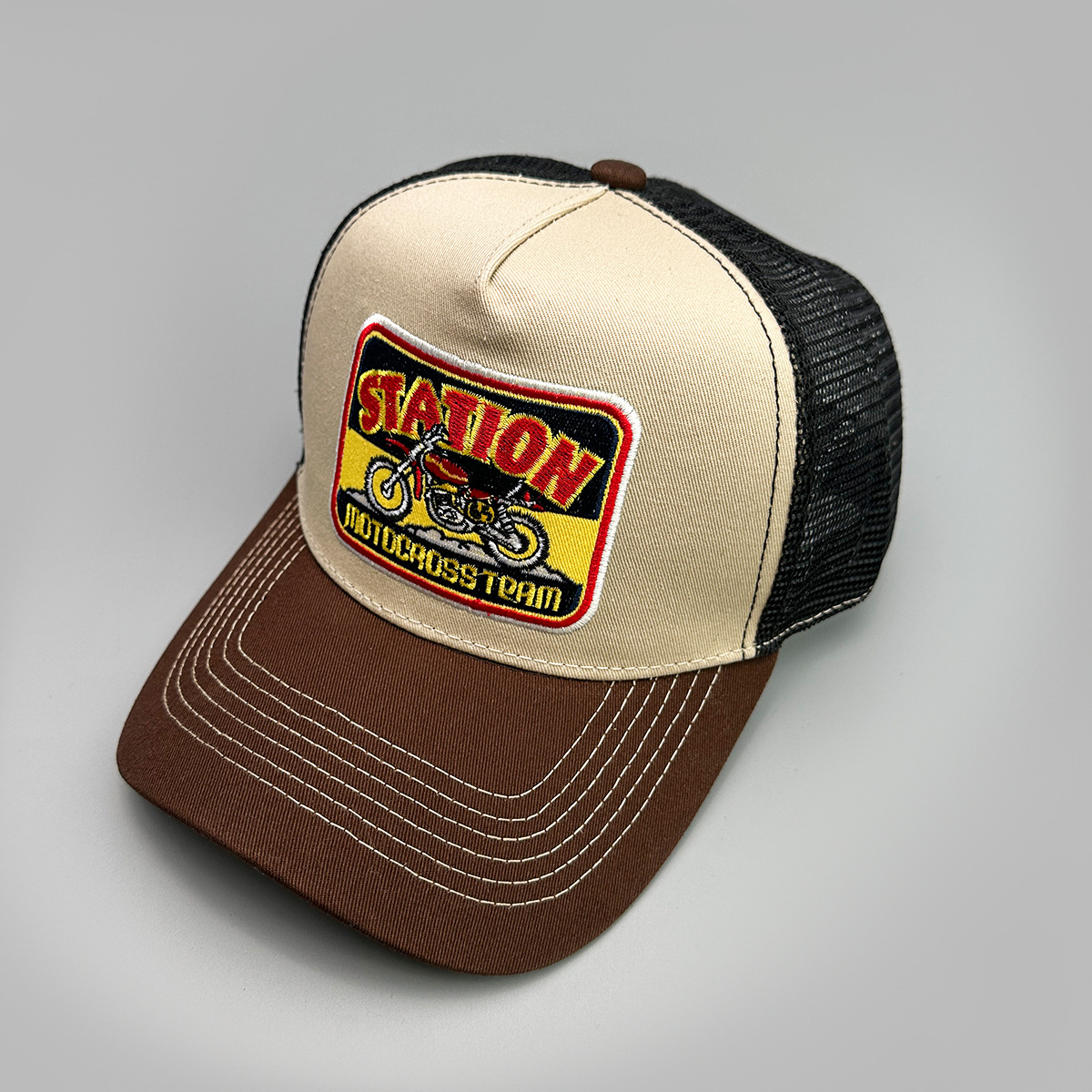 Mũ lưỡi trai trucker nửa lưới Motorcross Team #HZ2510_thumbnail_17