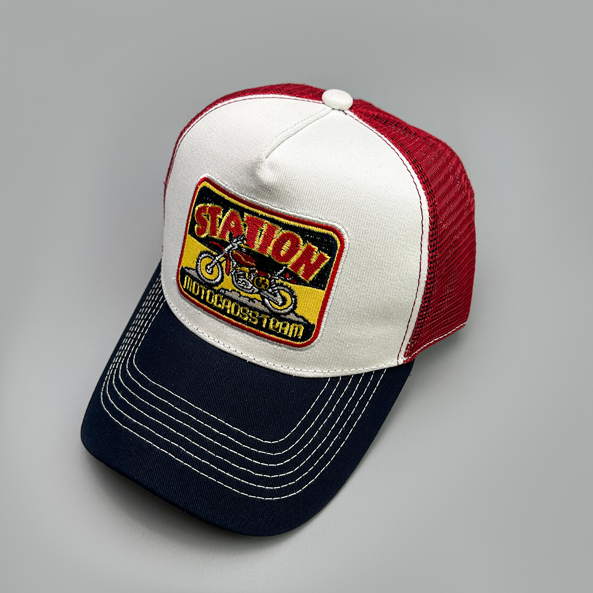 Mũ lưỡi trai trucker nửa lưới Motorcross Team #HZ2510_thumbnail_9