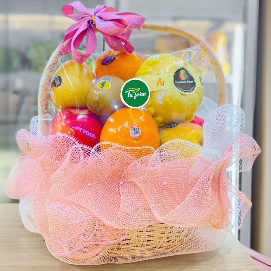Giỏ hoa quả khai trương- G604