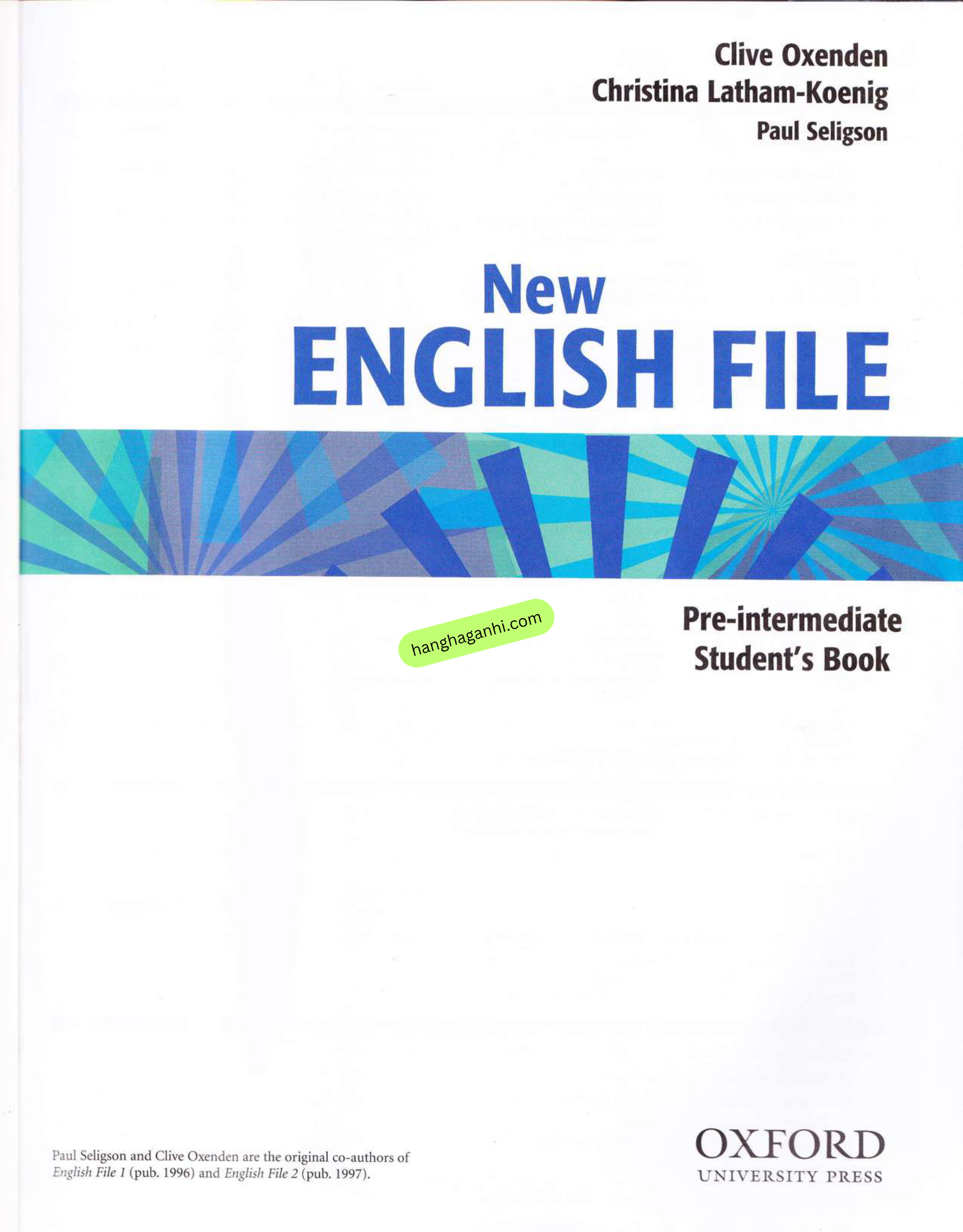 New English File Pre - Intermediate Student Book