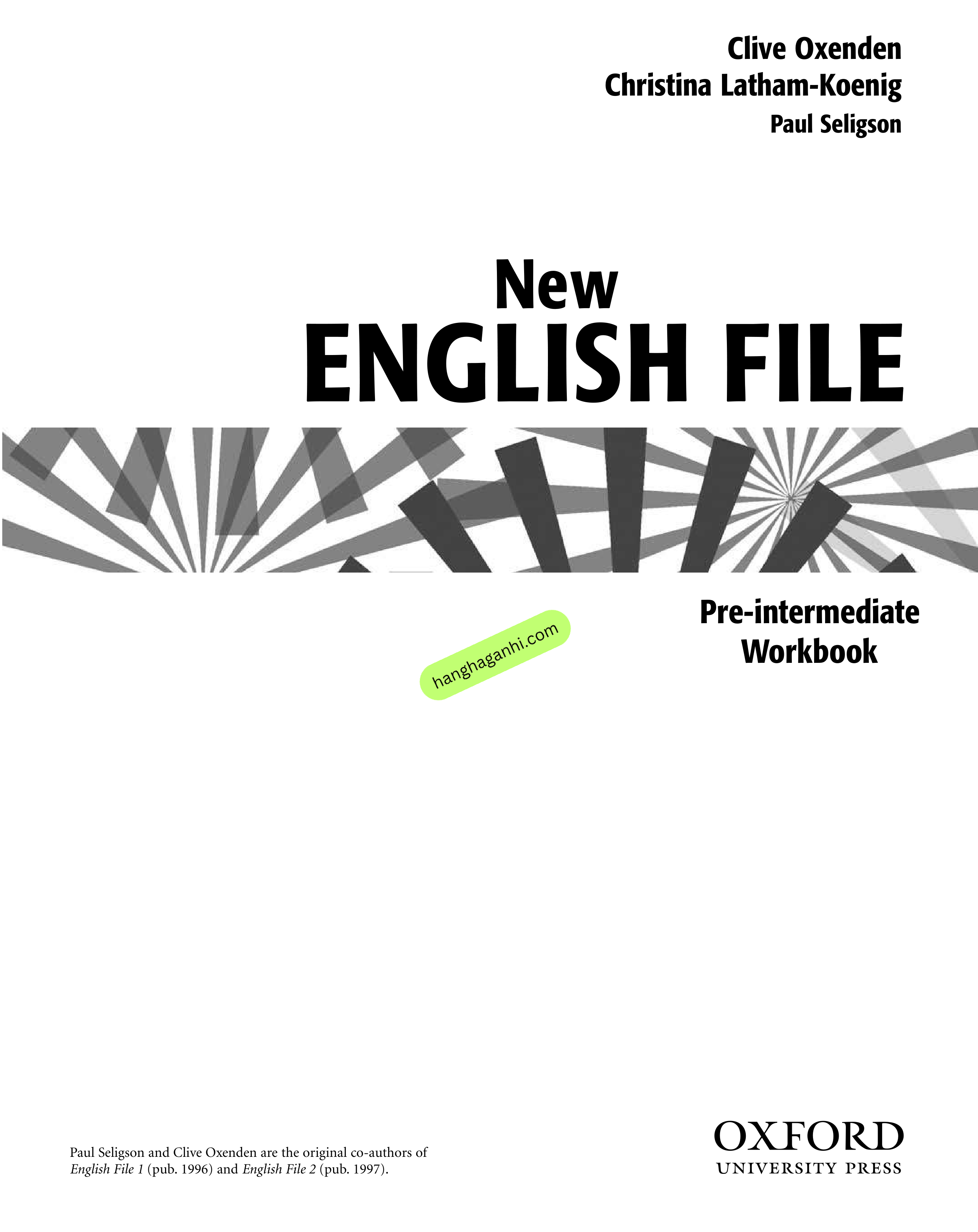 New English File Pre - Intermediate Work Book