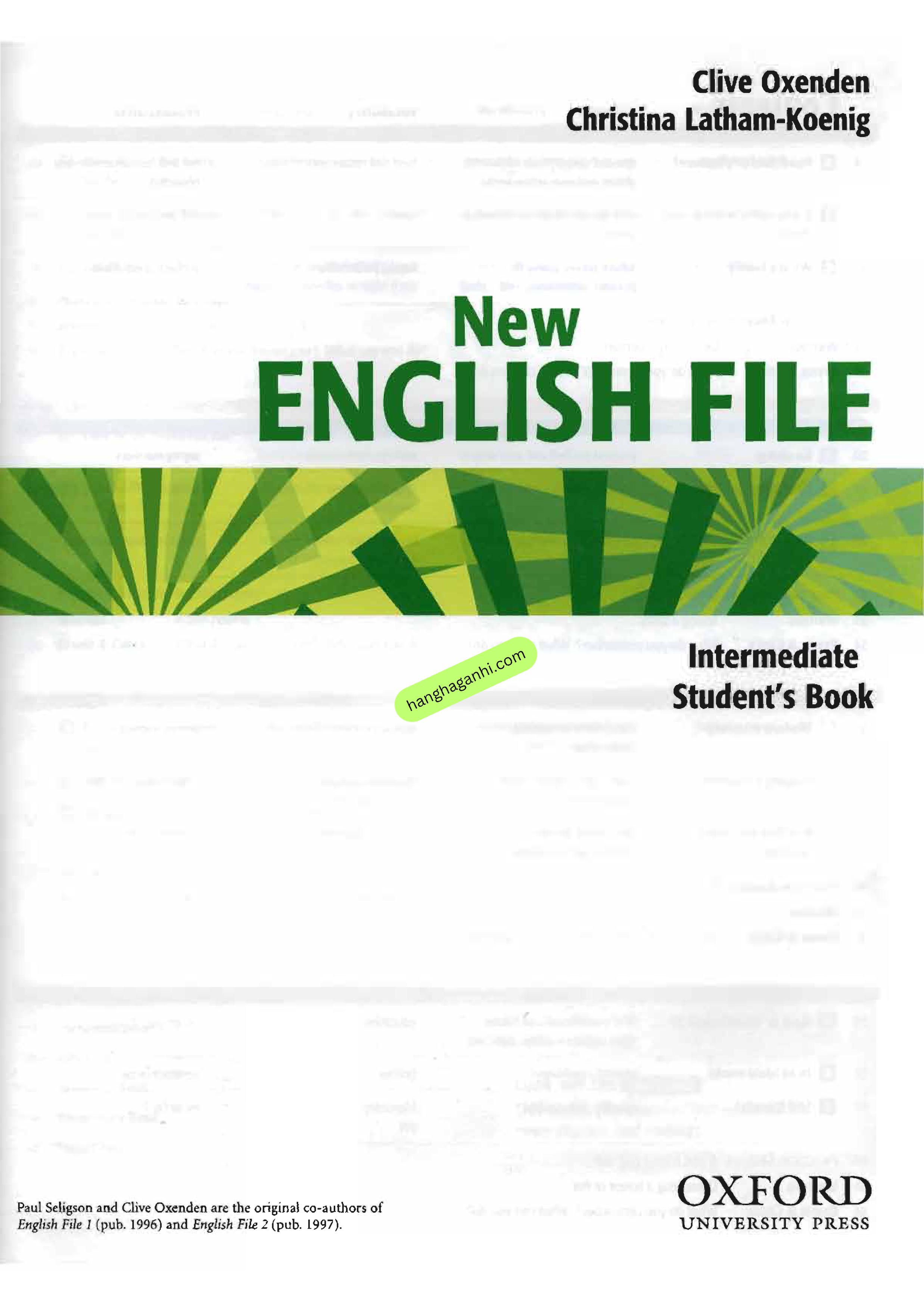 New English File Intermediate Student Book