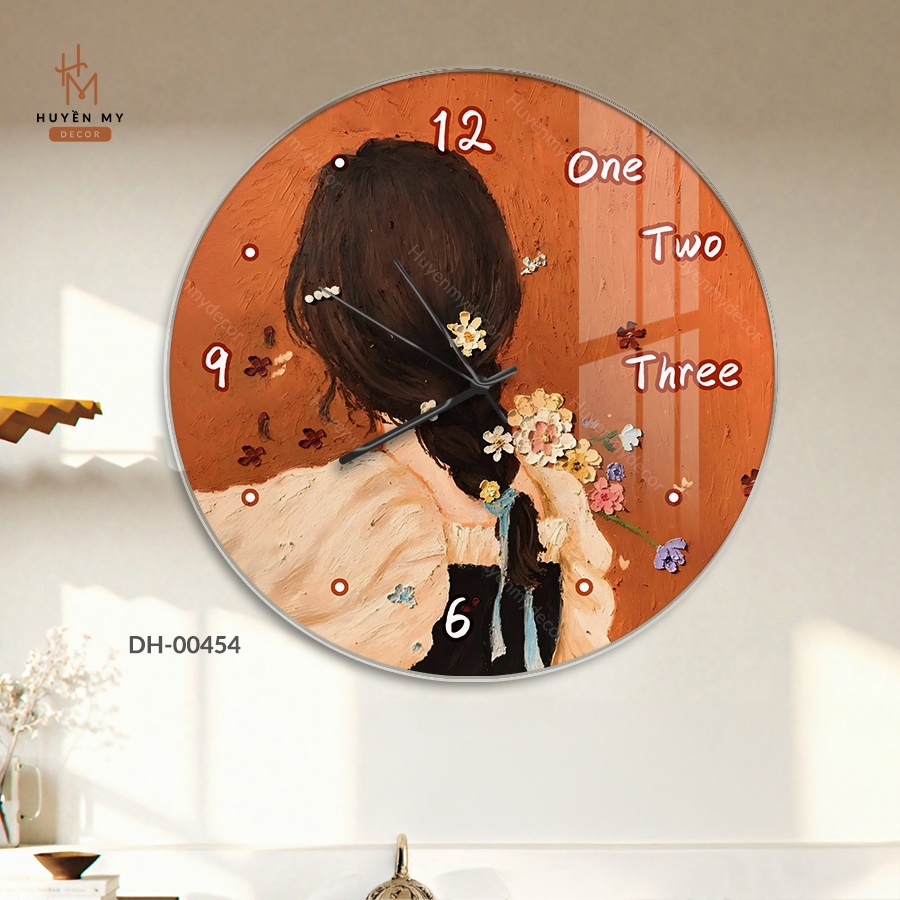 Tranh Đồng Hồ Tráng Gương Cao Cấp, Mẫu Mã Đa Dạng, Cute, Trang Trí Phòng Khách, Phòng Ngủ, Góc Học Tập- Huyền My Decor