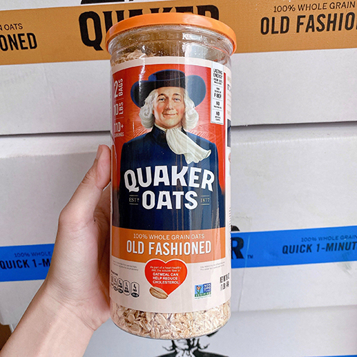 Yến Mạch Quaker Cán Vỡ Hũ Cam,-T20 06/25_thumbnail_1