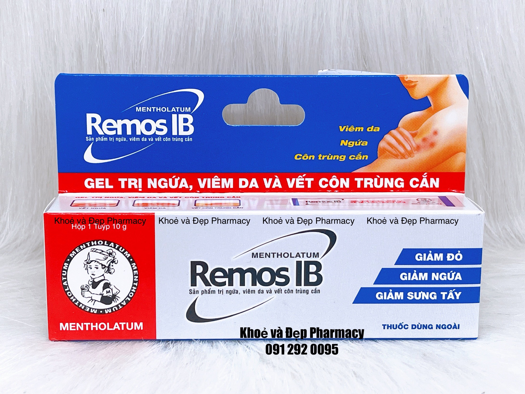 REMOS IB Giảm đỏ, ngứa, sưng tấy