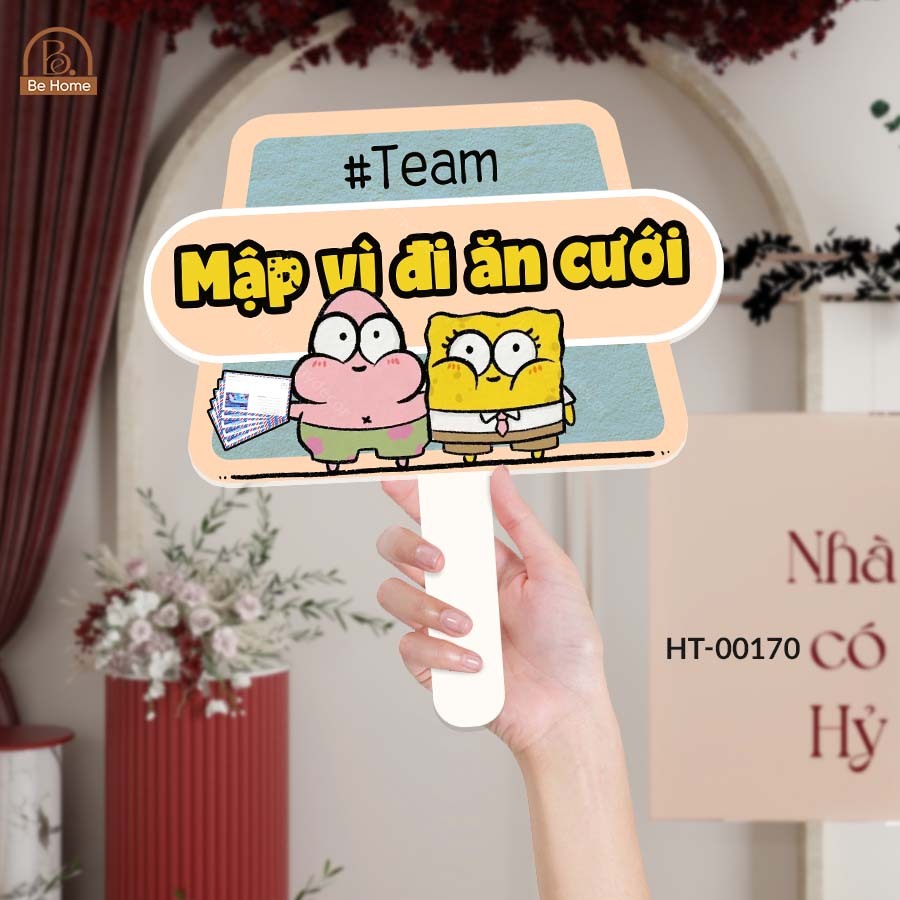 (BST Mới) Hashtag Cưới Hỏi, Sẵn Tay Cầm Chụp Ảnh Đám Cưới, Đám Hỏi- BeHome Decor