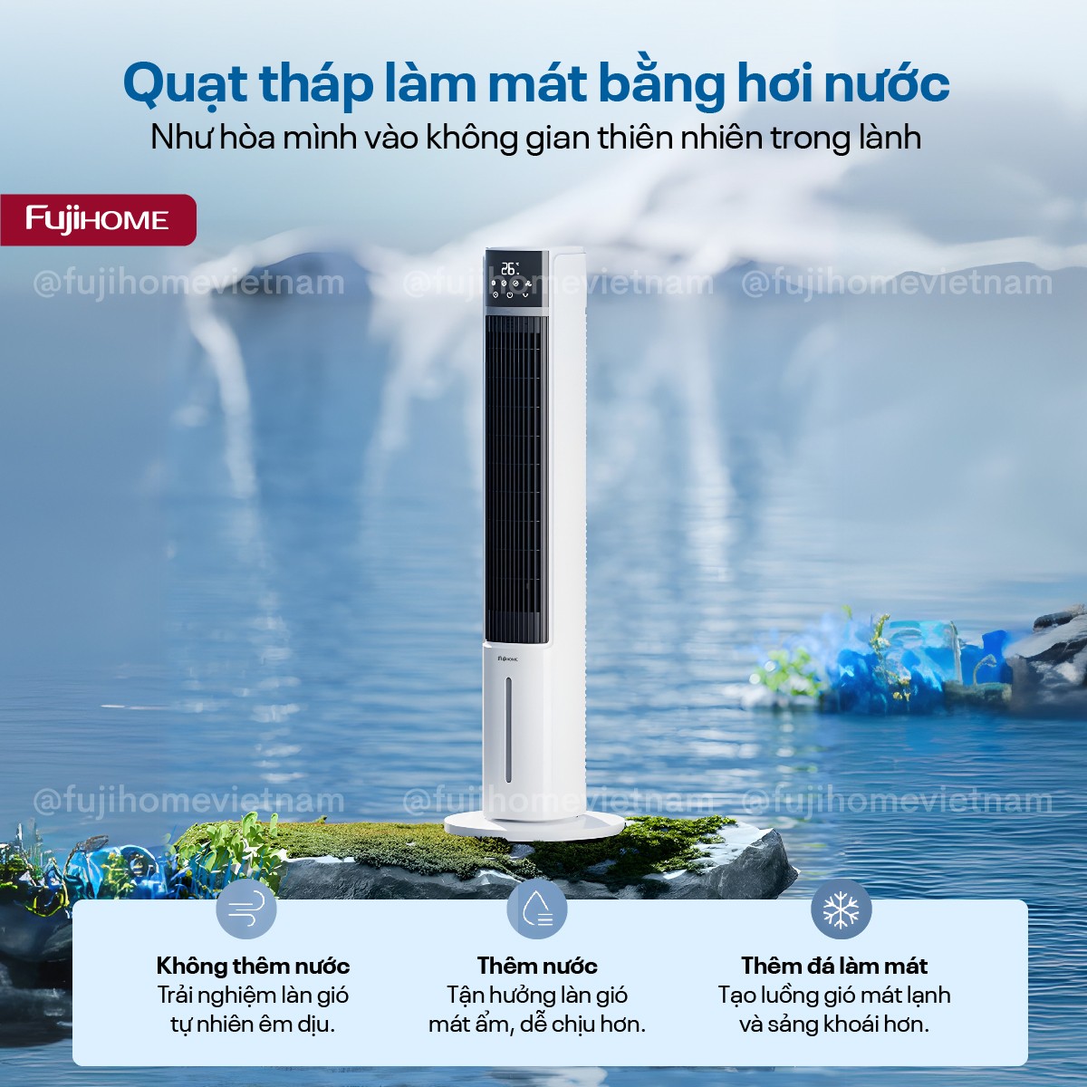 Quạt hơi nước Fujihome AC-DT5E