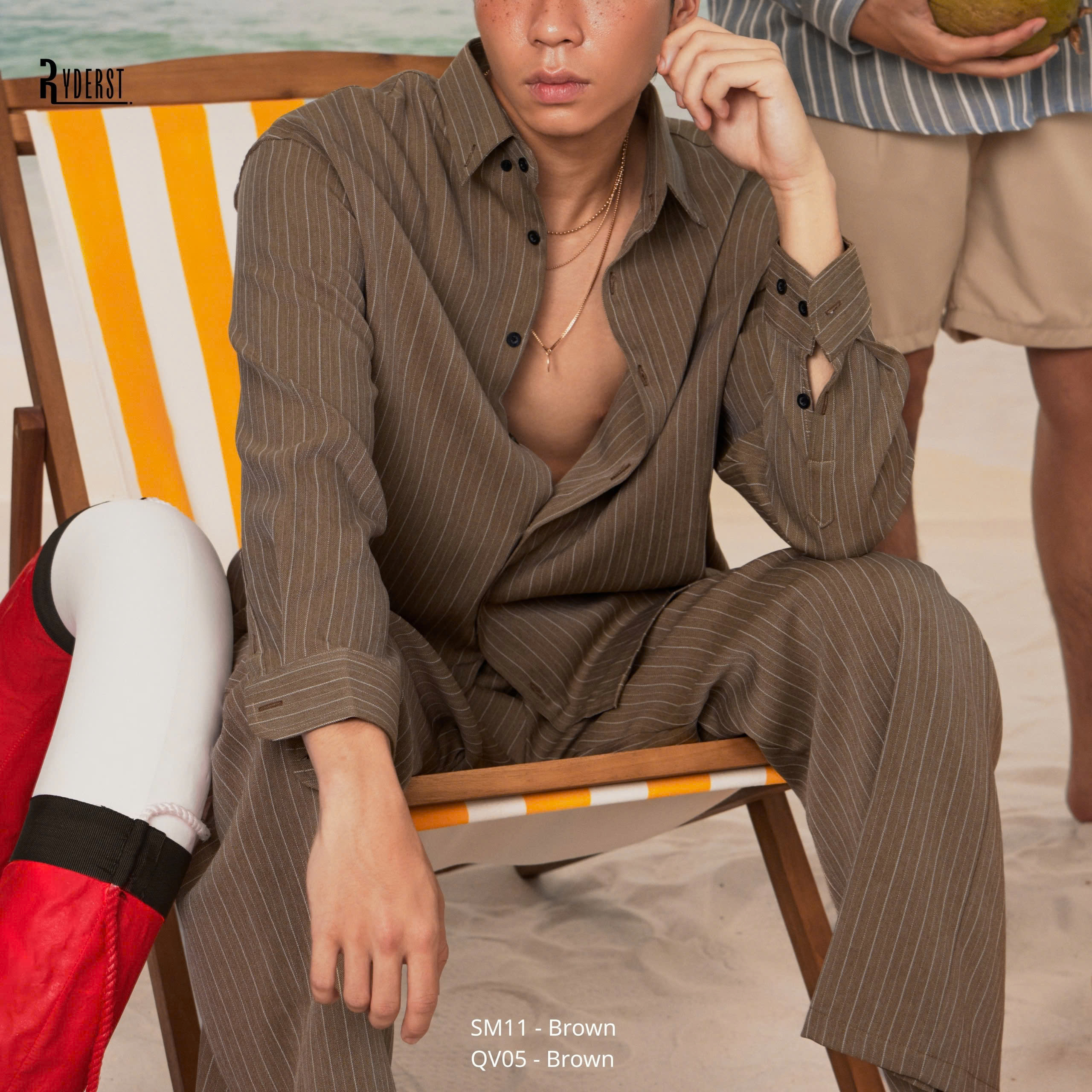 Quần vải Ryder Grass Wide-led Trouser QV05