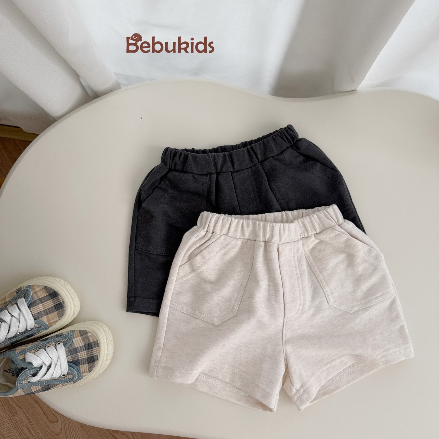 SB2331- bộ polo phối cổ kẻ, viền túi sườn