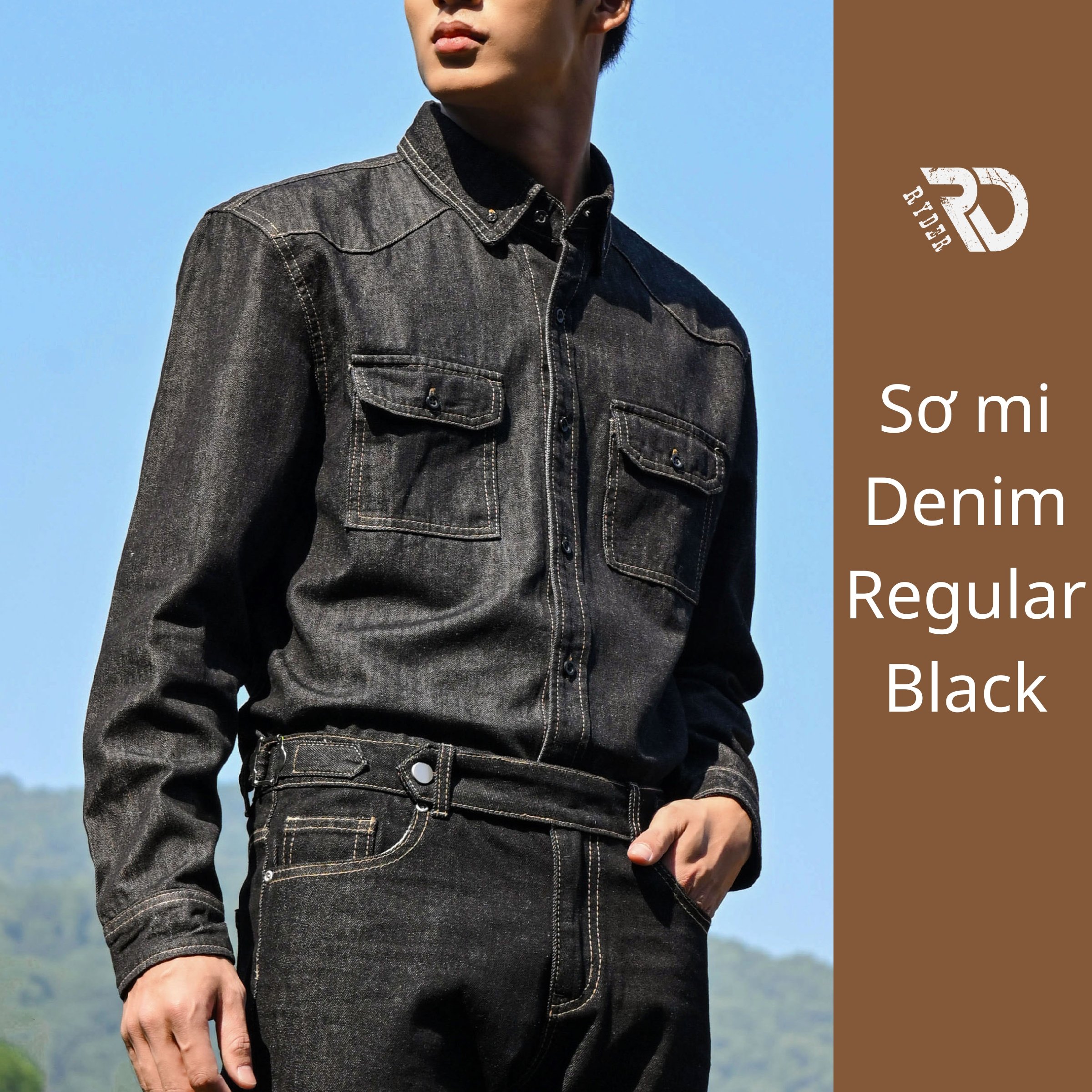 Sơ Mi Ryder Regular Denim Shirt