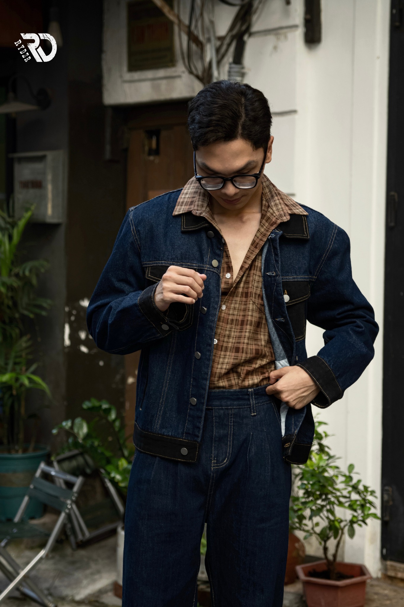 Áo Classic Indigo Denim Jacket Ryder