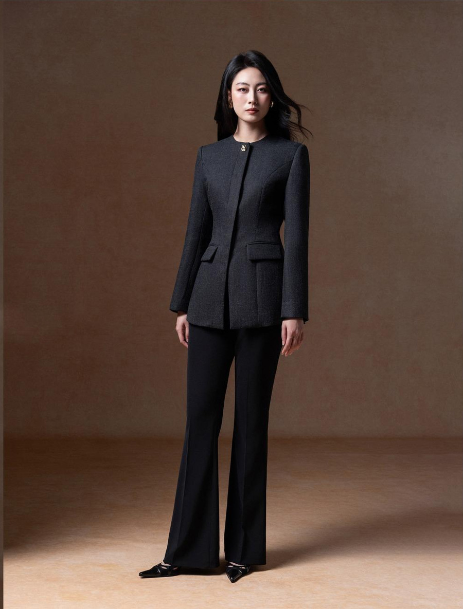 Quần âu ống loe Q371 HAGOO