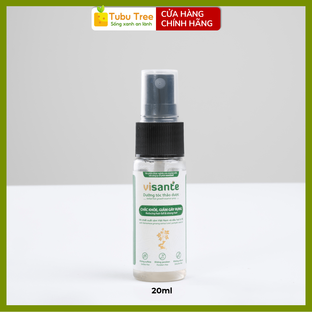 Xịt Dưỡng Tóc VISANTE Thảo Dược Chiết Xuất Sâm Ngăn Rụng Tóc 100ml — ảnh 1