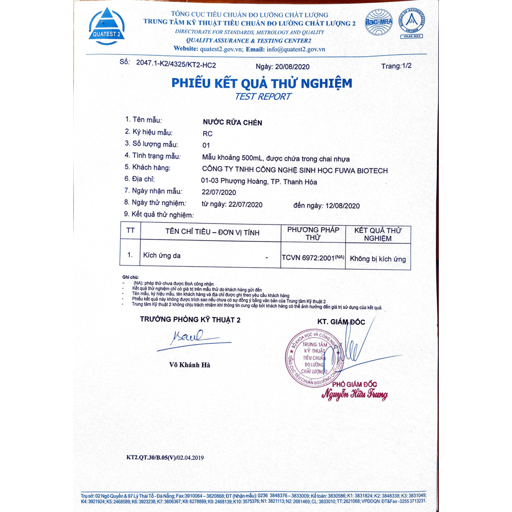 Nước rửa chén Fuwa3e 3,8L — ảnh 9