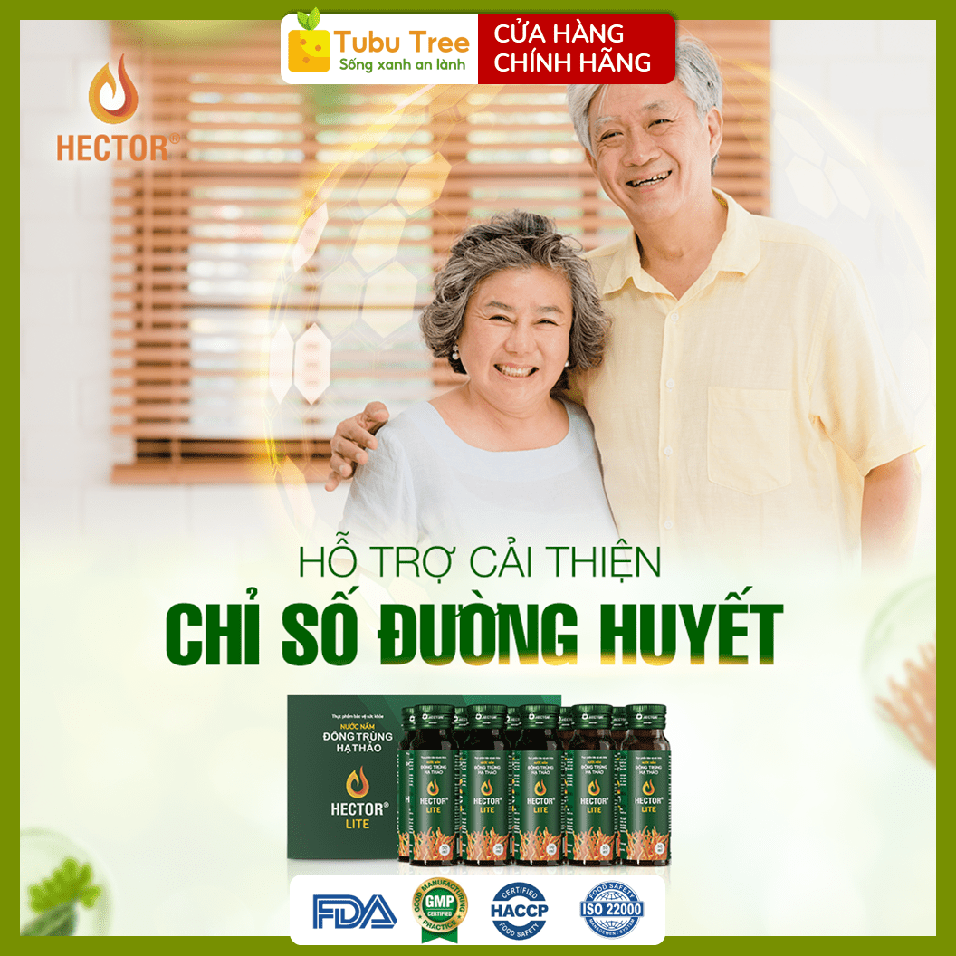 Nước Đông Trùng Hạ Thảo HECTOR Lite Thanh Lọc Cơ Thể 70ml x 10 Chai - điều hòa đường huyết — ảnh 5