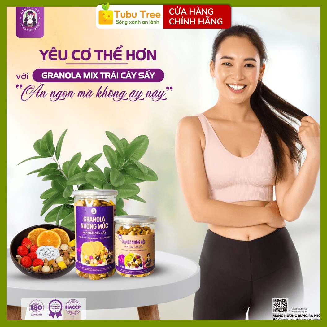 Granola mix trái cây sấy BH.NONG - Lon 450g — ảnh 3