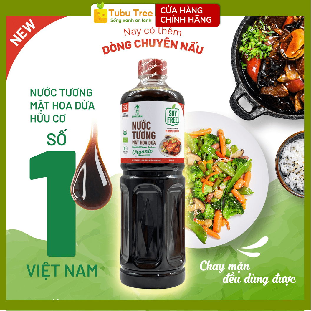 Nước tương mật hoa dừa Sokfarm (nấu) — ảnh 3